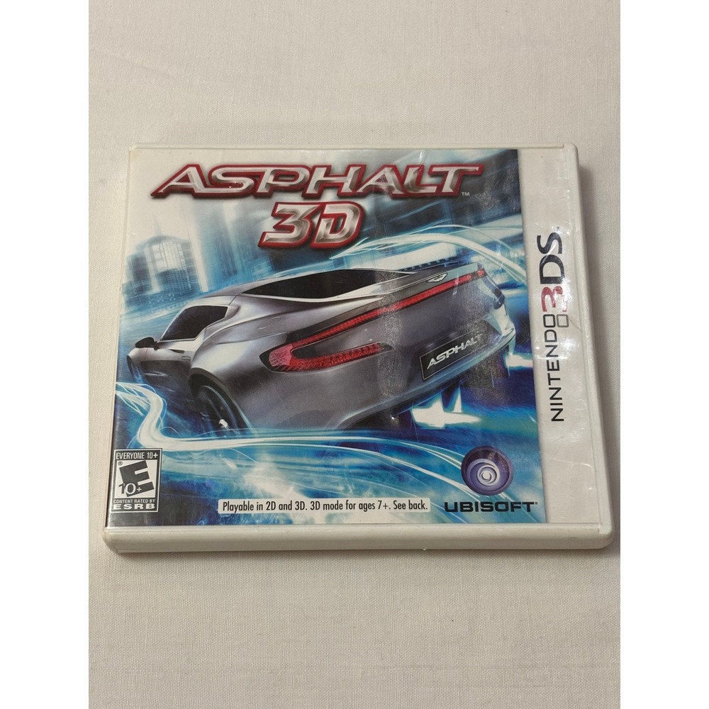 Asphalt 3D Nintendo 3DS Game Complete with Case and Manual Ubisoft Racing